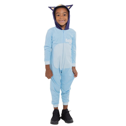 Bluey Costume da tuta cosplay con cerniera per ragazzini Bluey 7-8 1
