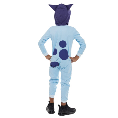 Bluey Costume da tuta cosplay con cerniera per ragazzini Bluey 7-8 2