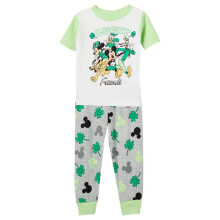Disney Unisex-Kind 2-teiliges, eng anliegendes Weihnachts-Pyjama-Set aus Baumwolle, weich und s fr Kinder LUCKY FRIENDS 12M