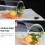 1 stuks Glazen Saladekom Grappig Voedselopbergcontainer 8