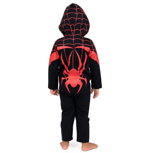 Marvel Marvel Spider-Verse Miles Morales Combinaison de cosplay zippe pour petits garons 6 2
