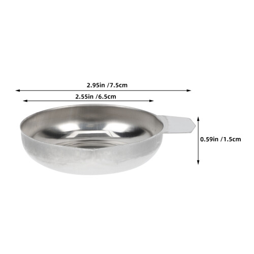 Plateau De Pesée Précis En Inoxydable Pour Maison Argent 1