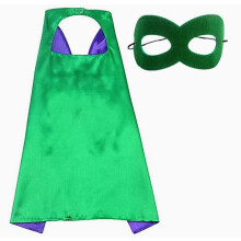 AICOC Capes en Maskers Voor Kinderen Dubbelzijdige Kostuums Kerst Halloween Cosplay Cadeau Voor Jongens Meisjes