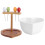 Set hartvormige keramische fruit- en saladebowl 5
