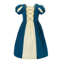 Abiti da principessa in cotone per bambine eleganti con margherita e accessori per la festa di compleanno di Halloween, outfit quotidiano, taglia