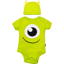 Disney Pixar Monsters Inc. Mike Neugeborenes Baby Jungen Cosplay Body und Mtze Set Neugeborene