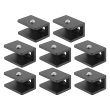 8- . Glasablageklemmen, Wandhalterungen für Glasplatten