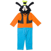 Disney Mickey Mouse Goofy Kleinkind-Baby-Jungen-Overall mit Reiverschluss, 1218 Monate