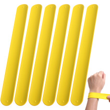 10 klatscharmbänder für kinder partyfavors gelb