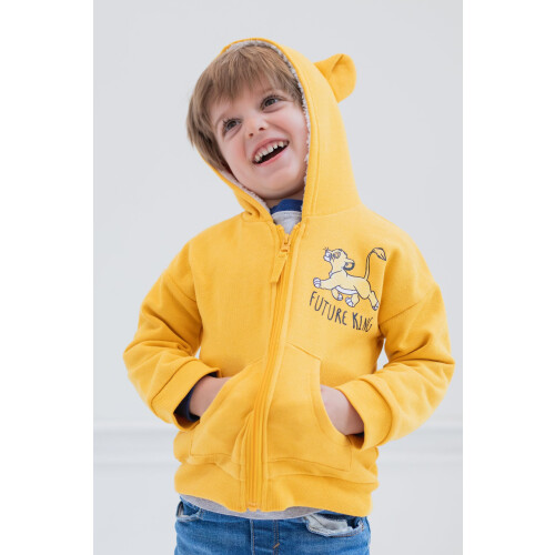 Disney Disney Knig der Lwen Simba Fleece-Kapuzenpullover fr Neugeborene, Junge oder Mdchen, Gelb, 36 Monate 1