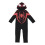 Marvel Marvel Spider-Verse Miles Morales Combinaison de cosplay zippe pour petits garons 7-8 2