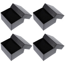 4Stk Multifunktionale Uhrenaufbewahrung, Schwarze Papierbox Für Uhren