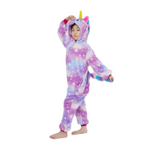 HQFURS Kinder Unisex Einhorn Kostüm Tier Onesie Pyjamas Halloween Weihnachtsgeschenke 6t