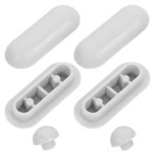 toilettensitz-puffer mit polsterkissen und abstandshalter für bidet-einsatz