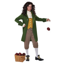 Costume da Sir Isaac Newton per bambino, taglia XL