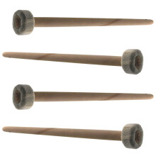 4 gong holzschlegel, trommelstöcke mit holzgriff für perkussion
