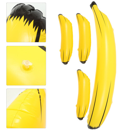 1 Set Aufblasbare Gelbe Bananen Für Party, Oder Pool 1