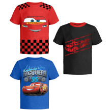 Cars Lightning McQueen Pixar Grafik T-Shirts (3er Pack) Outfits für Kleinkinder