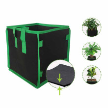 vliespflanztasche quadratisch 4 gallonen 25x25x25 cm anzuchtbeutel