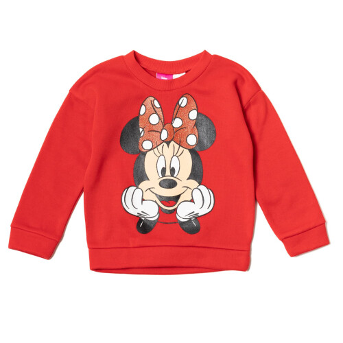 Disney Disney Minnie Mouse Mädchen Fleece Pullover & Hose Schwarz/Rot 18 Monate 2