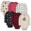 Gerber Gerber Baby 6-Pack Langsleeve Rompers, Moose 1