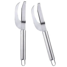 2Stück Fischschuppenentferner 2 In 1 Scaler Bauchaufschneider Werkzeug
