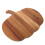 Pumpkin Shape Wood Cutting Board for Meat Fruit Vegetable Prep 7