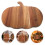 Pumpkin Shape Wood Cutting Board for Meat Fruit Vegetable Prep 8