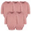 Gerber Gerber Unisex Baby Lang?rmet Solid Onesies Multi-Pack Interlock 180 GSM Pink 1