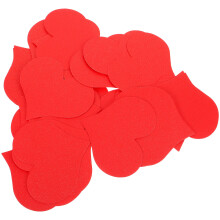 Herzförmige Grußkarte Rotes 100 3,1x2,8x0,04 Zoll