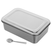 1000Ml 304 Quadratische Lunchbox Für Schule Camping
