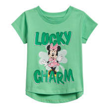 Disney Minnie Mouse St. Patrick's Day Kleinkind Baby Mdchen T-Shirt Saint Patricks 18 Monate