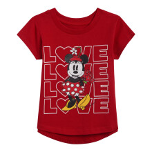 Disney Minnie Mouse Valentinstag Baby Mädchen T-Shirt Rot 18 Monate