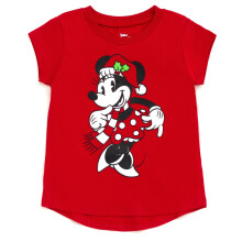 Disney Minnie Mouse Christmas Infant Baby Girls T-Shirt 24 mnader