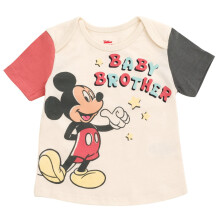 T-shirt assorti pour bébé garçon Mickey Mouse Disney 3-6 mois