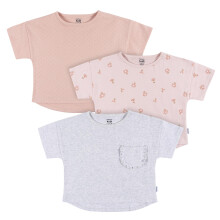 Gerber Baby Girls Toddler 3-pack kortrmade t-shirts 12 mnaders blomma