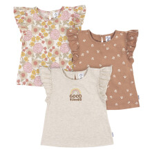 Gerber Baby Mädchen Kleinkind 3er-Pack Kurzarm-T-Shirts, Gute Zeiten, 5T