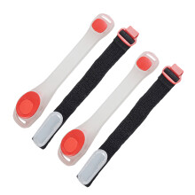 2 LED-leuchtende Armbänder, Sicherheitsarmbänder, Warnarmbänder