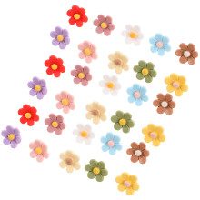 30 blumen-stecknadeln aus harz für fotowand korkpinnwand