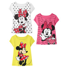 Minnie Mouse Tshirt (3-trjor Pack) Barn & Smbarn Flickklder 6 W/Fs/Y SS