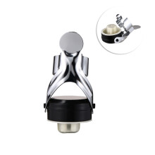 2 champagnerverschluss mit pumpe 4,9x6,5 cm für sekt