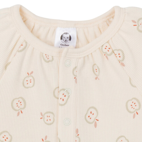 Gerber Gerber Baby Mädchen Langarmkleid, Äpfel, 24 Monate 1