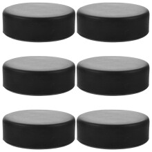 6 stk ersatz-eishockey-pucks, trainingszubehör für eishockey