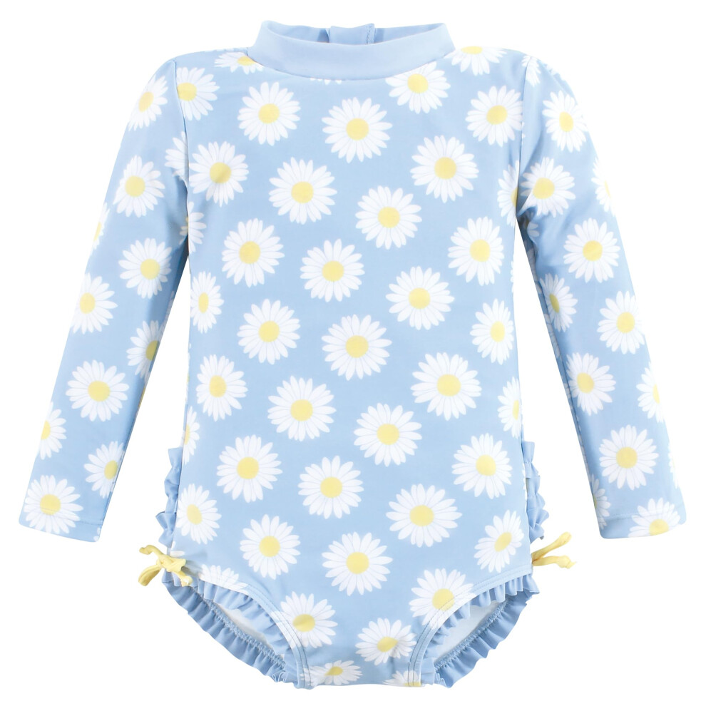 Hudson Baby Babymeisjespeuterbadpak Blauwe Daisy-image