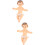 2Stk Baby Jesus Statue Figur 9
