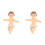 2Stk Baby Jesus Statue Figur 4