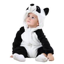FHSFDZSW Costume da panda unisex per neonati Pigiama a tutina per Halloween con animali in flanella per bambini Abbigliamento per la casa