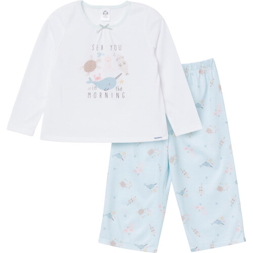 Gerber Gerber Meisjes Peuter Pyjama Set, Zee, 3T