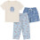 Gerber Gerber Baby Boy's 3-delt pyjamass?t (polyester jersey topbukser + shorts) Bj?rn 1