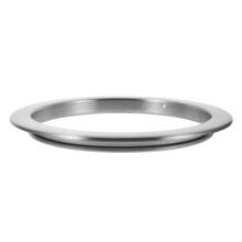 abfalleinlass: edelstahl deckelring 20,8 cm für küchen- und badschrank